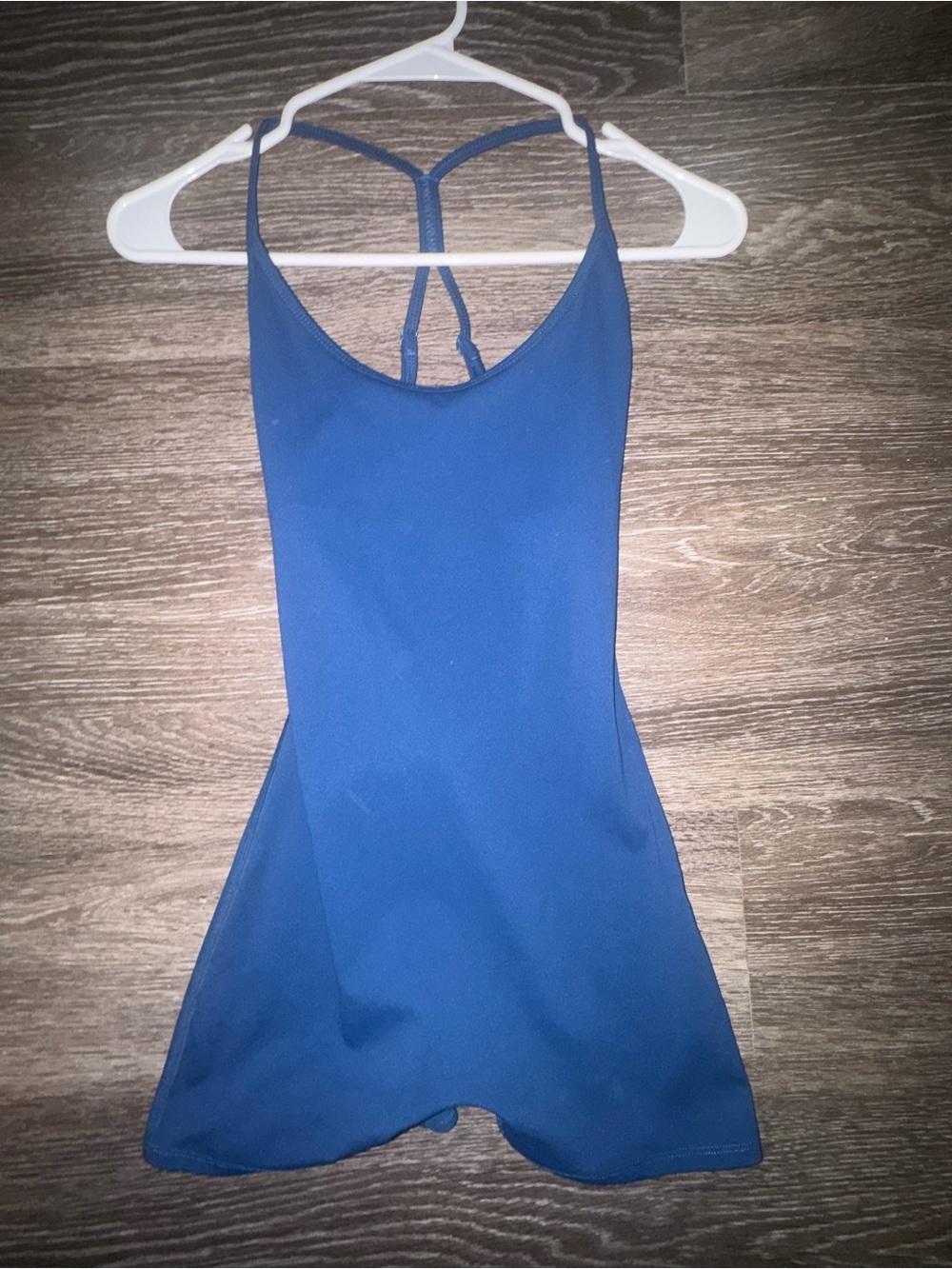 Garage Royal Blue T-Back Bodysuit